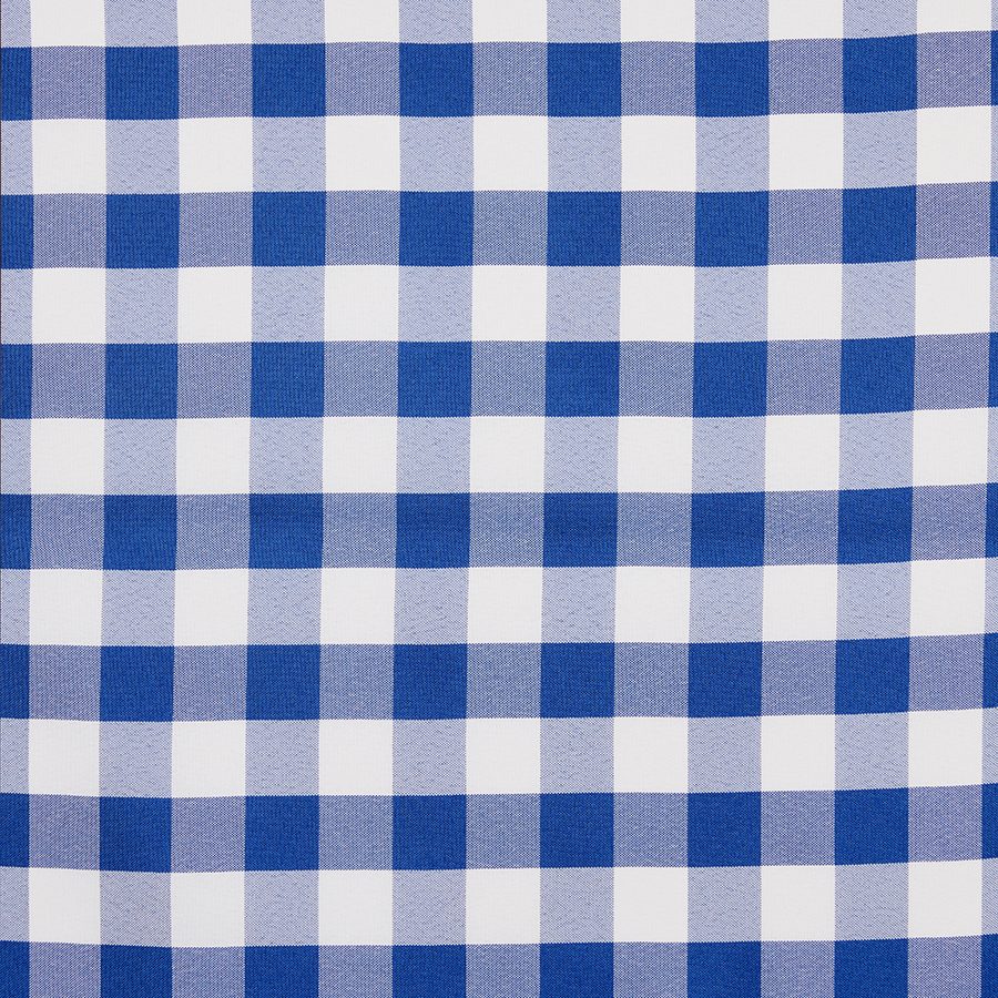 Picnic Check Blue tablecloth
